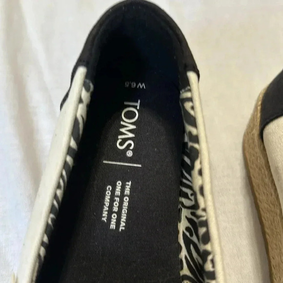 TOMS Valencia Platform Espadrille - Natural size 6.5 - Picture 4 of 9